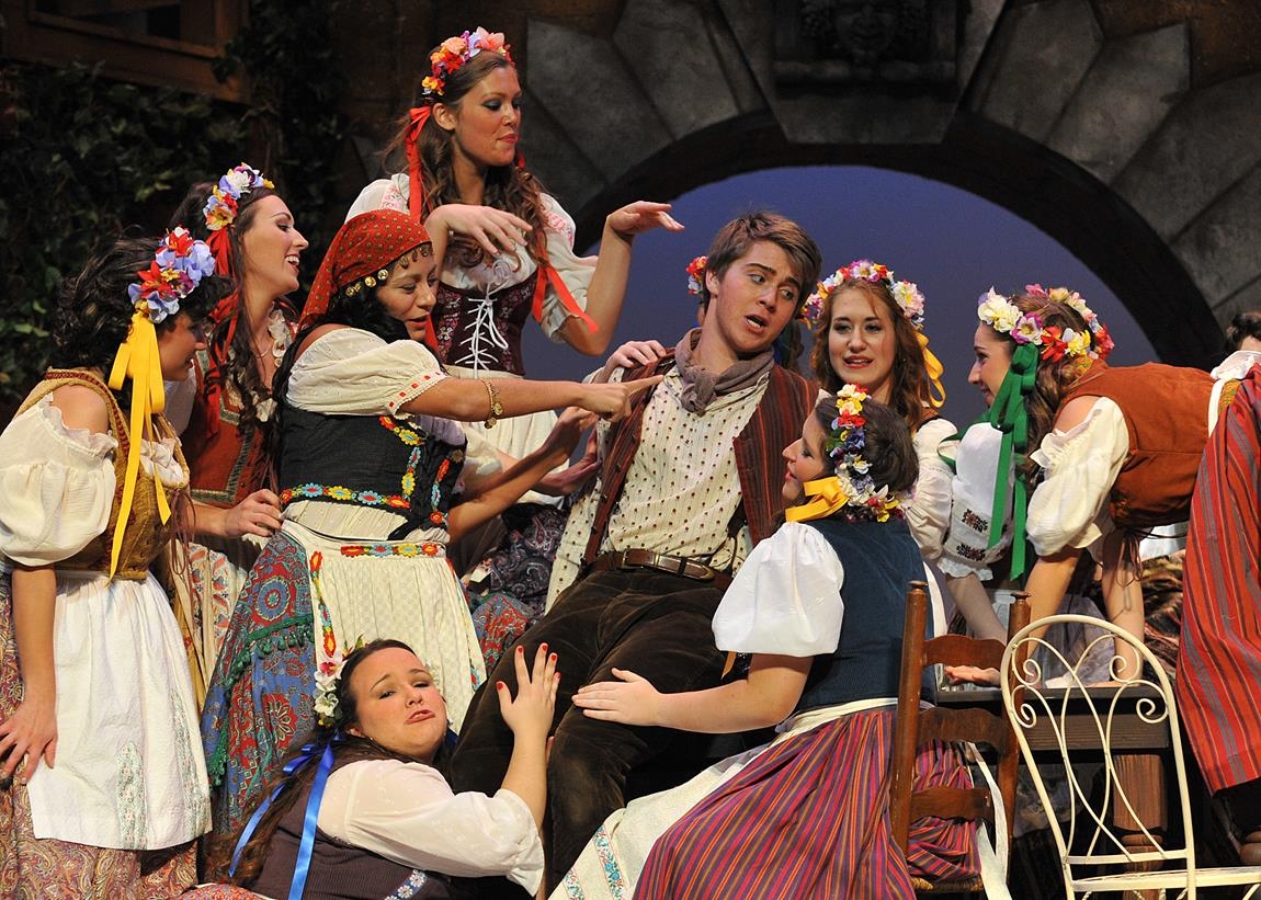 OU Opera theater performance photo.