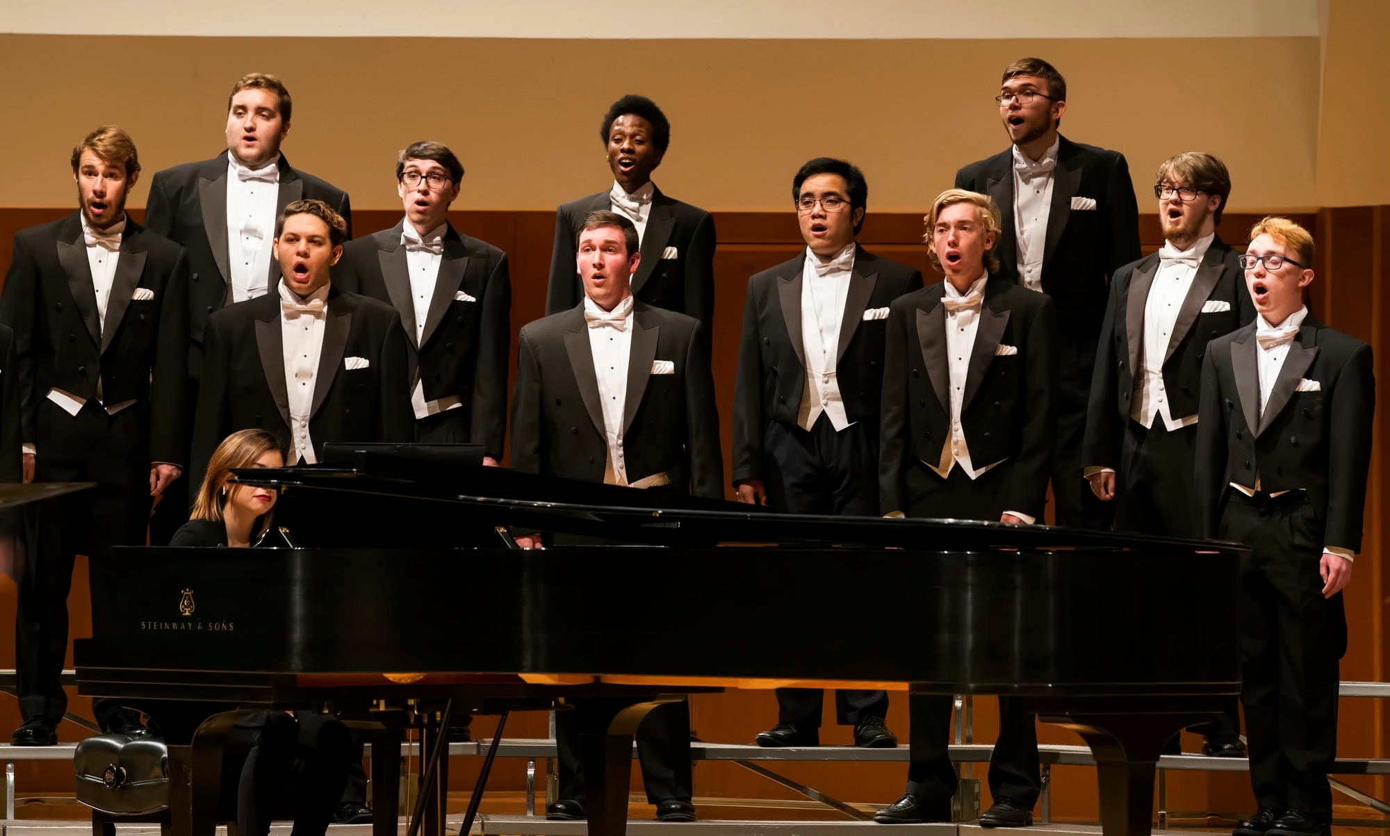 Glee Club in Sharp Hall.