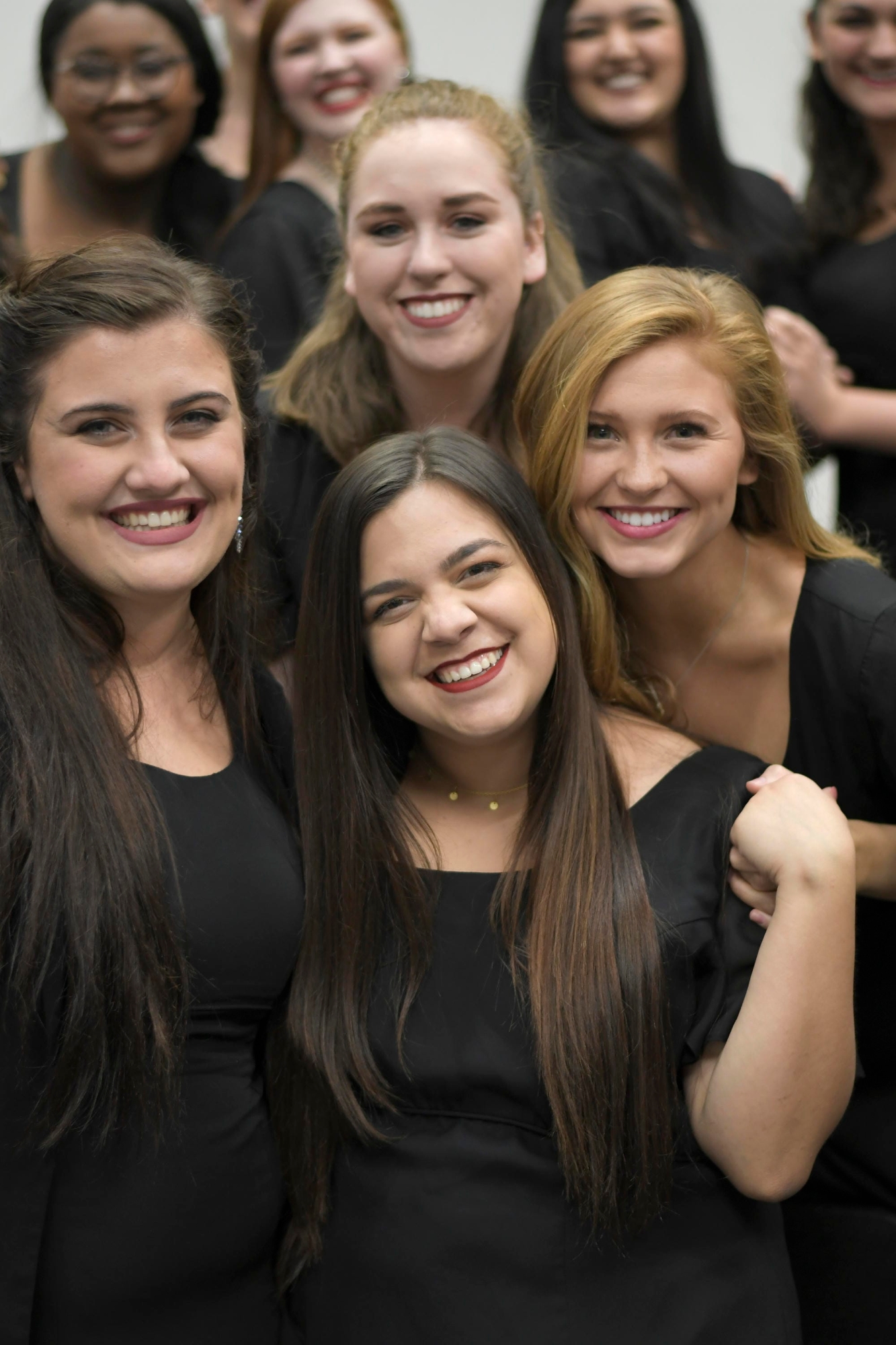 Vox Lyrica pre-concert photo in Choir Room.