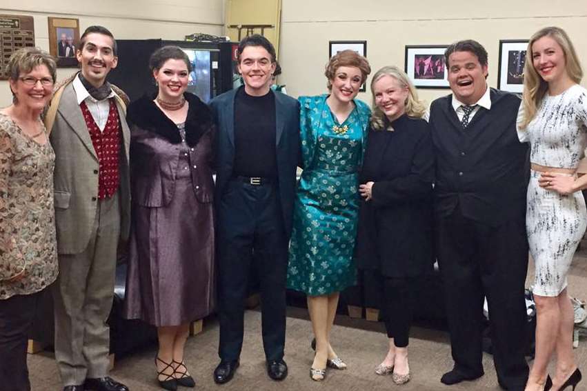Broadway features Susan Stroman and Brittany Marcin Maschmeyer wrap up their stay with OU Musical Theatre students by attending the Mainstage performance of Curtains last Spring.