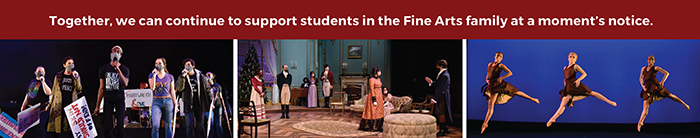 OU Fine Arts Student Emergency Fund footer