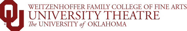 Weitzenhoffer Family College of Fine Arts, University Theatre, The University of Oklahoma website wordmark