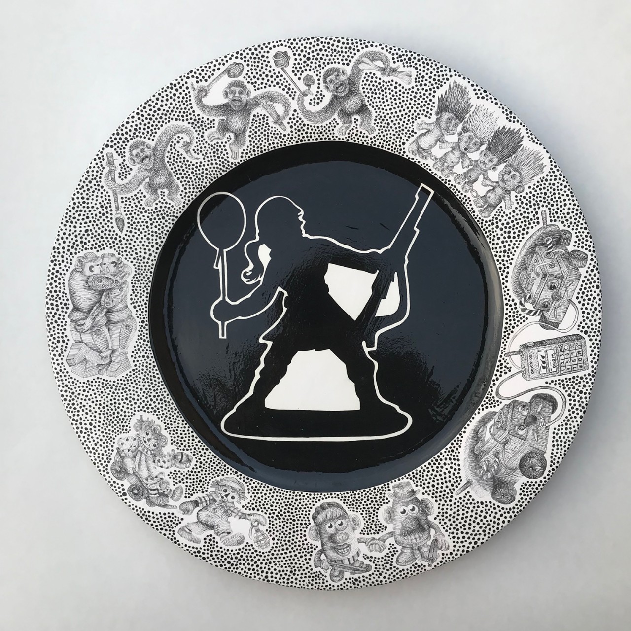Ceramic plate Stuart Asprey