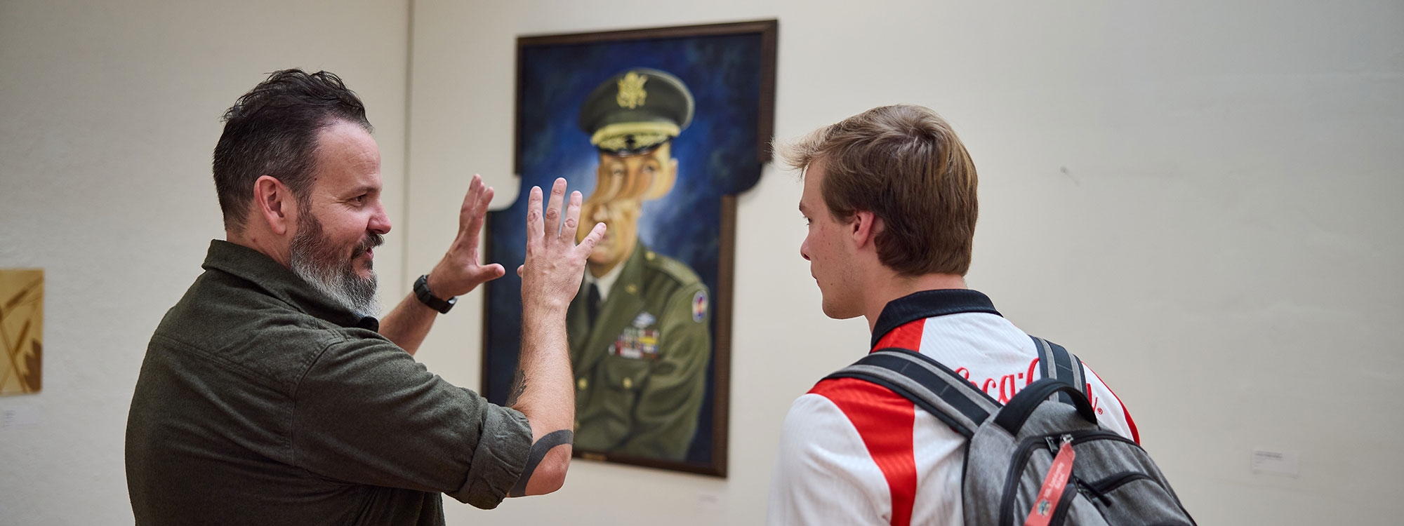 The interior of the Lightwell Gallery.