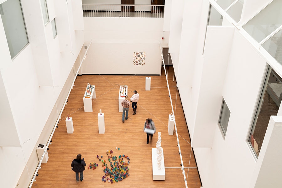 The interior of the Lightwell Gallery.