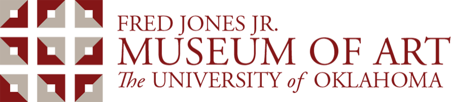 Fred Jones Jr. Museum of Art, The University of Oklahoma website wordmark.