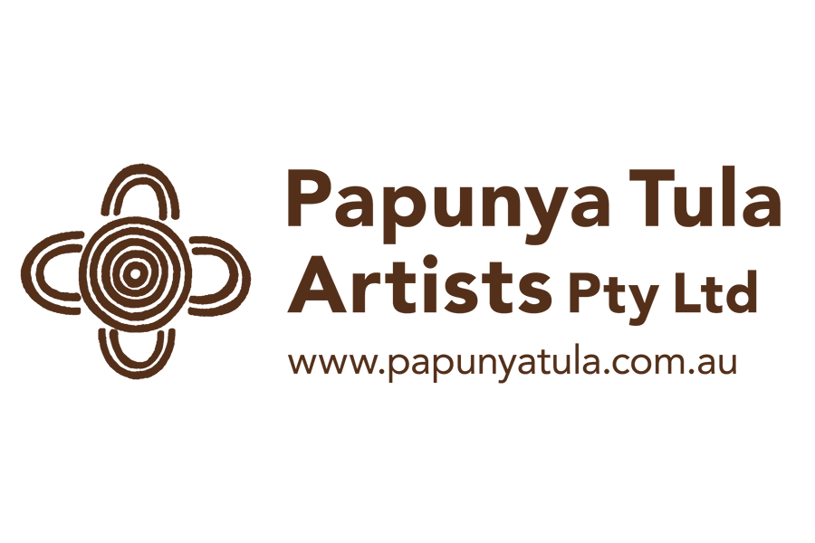 Papunya Tulsa Artists Pty Ltd logo; visit https://www.papunyatula.