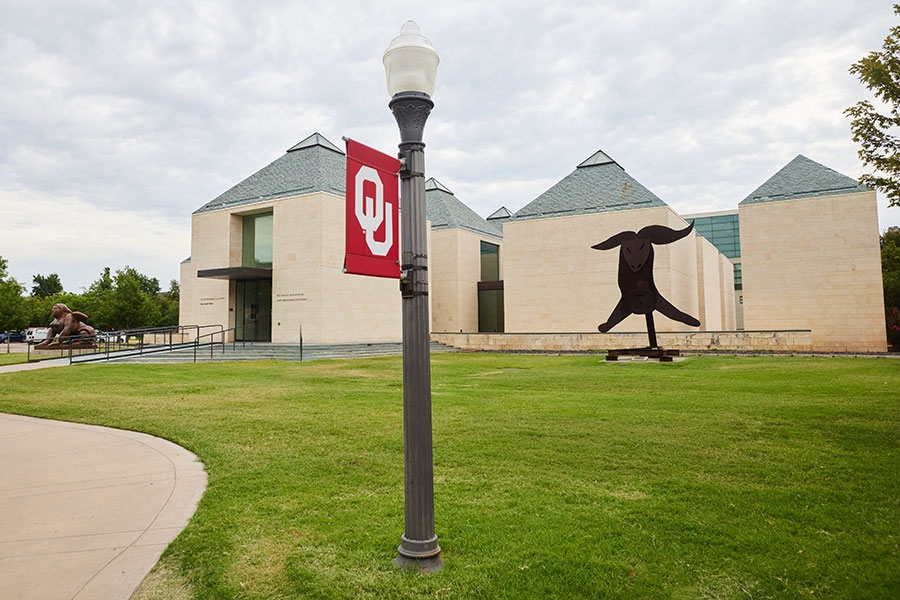 Richards Hall and George Lynn Cross Hall.