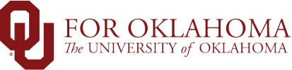For Oklahoma, The University of Oklahoma website wordmark