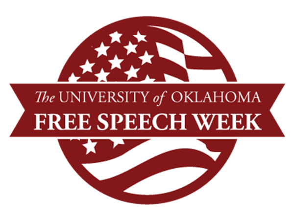 The University of Oklahoma Free Speech Week logo.