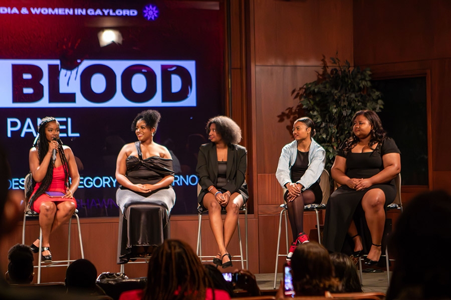 Pure Blood panel after screening of film.