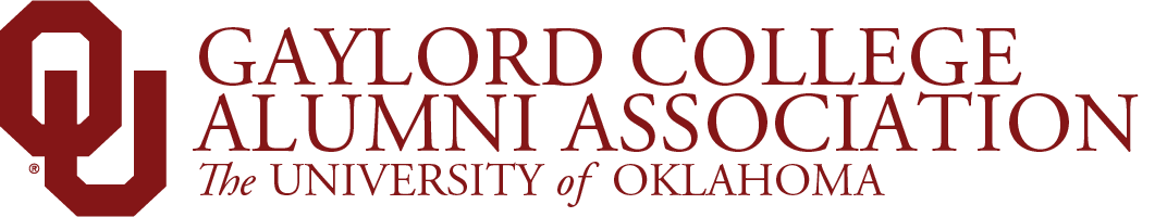 Gaylord College Alumni Association, The University of Oklahoma website wordmark Gaylord College Alumni Association, The University of Oklahoma website wordmark