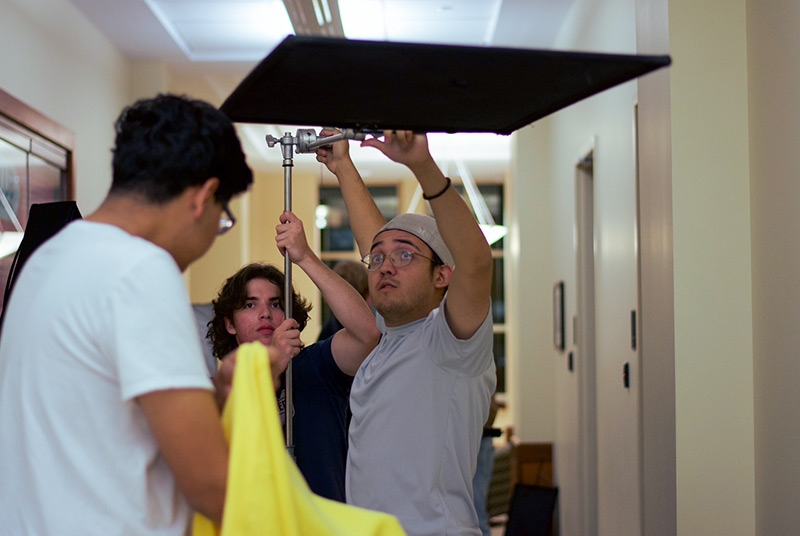 Greenlight Creative Productions behind the scenes photo.