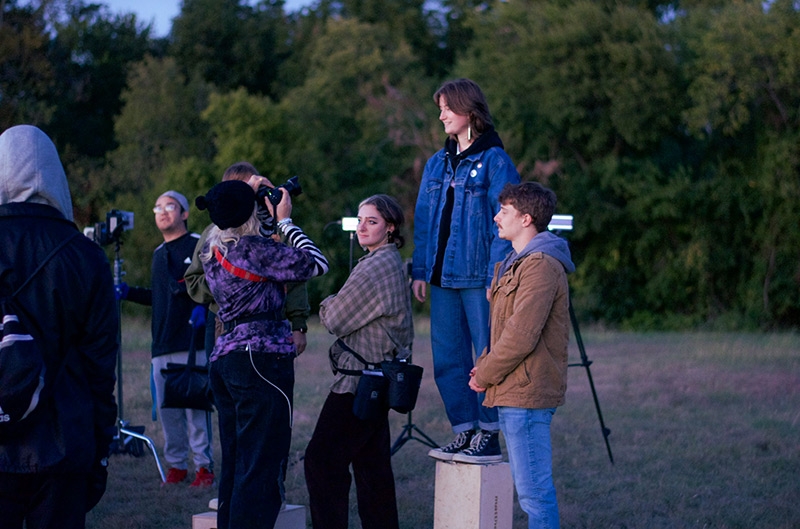 Greenlight Creative Productions behind the scenes photo.