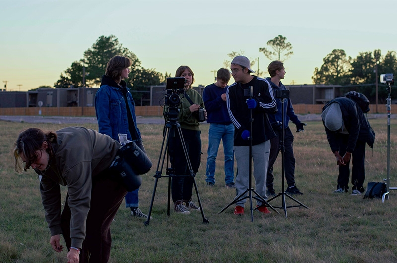 Greenlight Creative Productions behind the scenes photo.