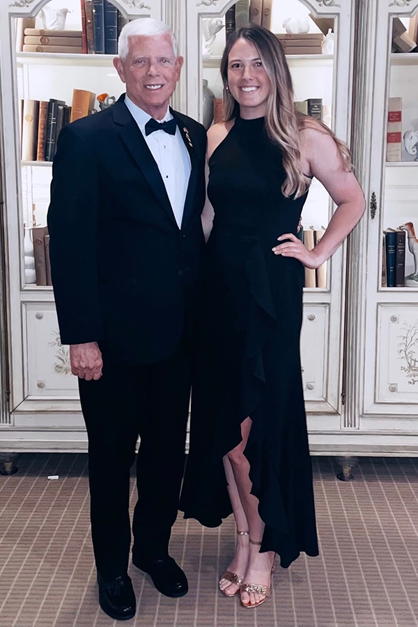 John Admire and his daughter