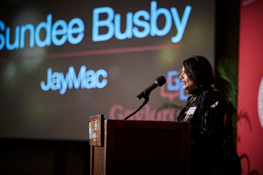Gaylord Evening of Celebration: Sundee Busby, JayMac President