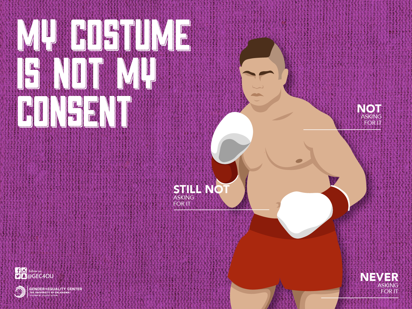 Illustration of a medium-skinned man wearing a boxing costume. 