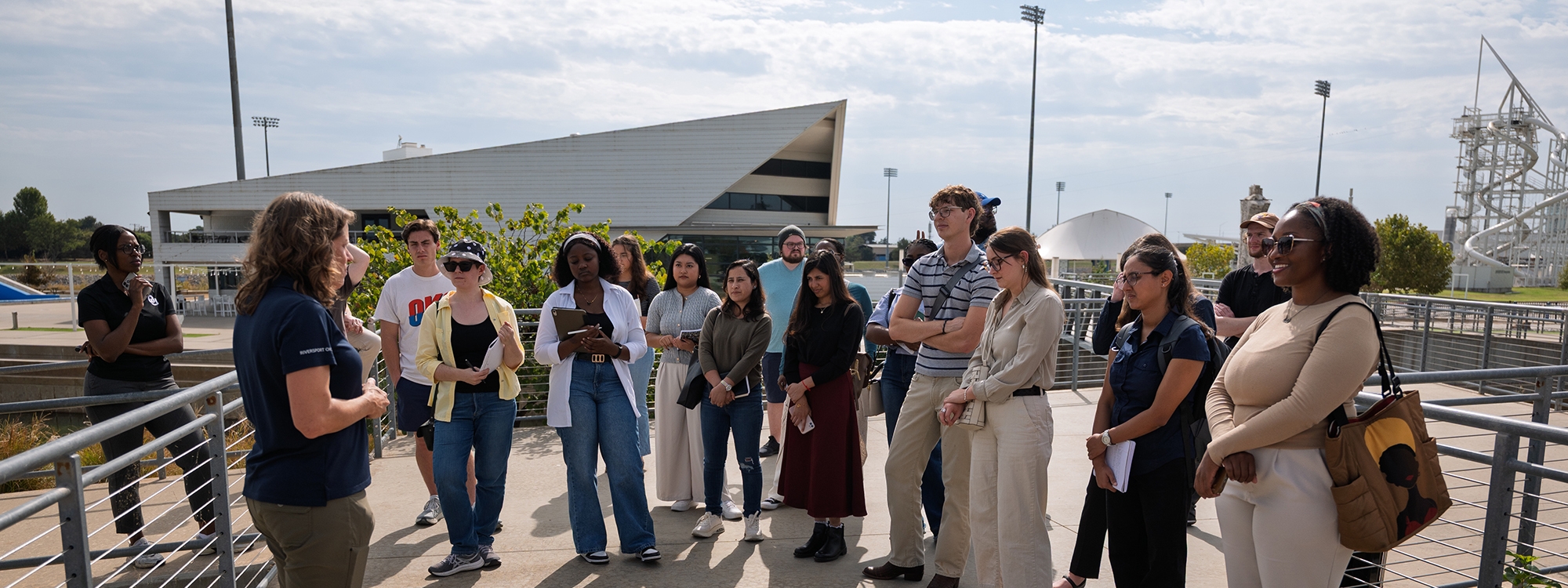 RCPL students on a tour of OKC riversport.