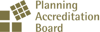 Planning Accreditation Board logo.