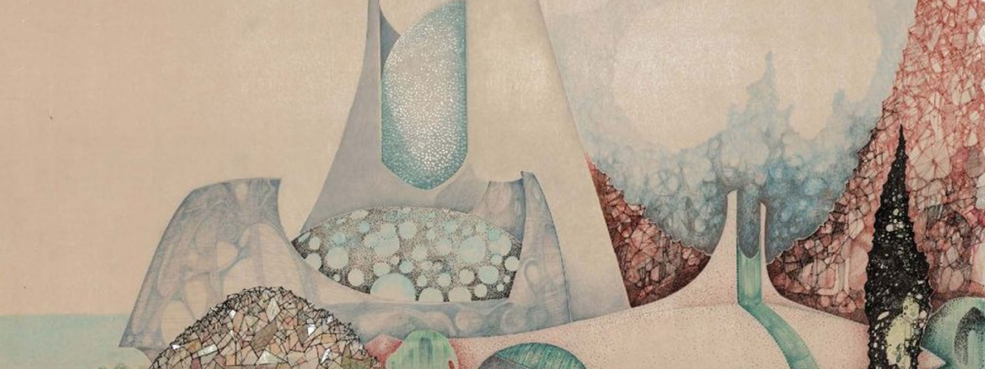 Artwork created by Ernest Burden, 1955, American School Archive, OU Libraries.