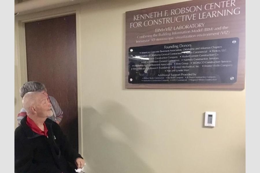 Kenneth Robson and the Kenneth F Robson Center for Constructive Learning laboratory.