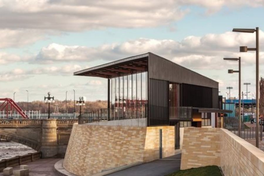 Picture of Principal Riverwalk Hub Spot, Des Moines, Iowa. Substance Architecture.