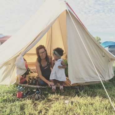 Brent with her family.