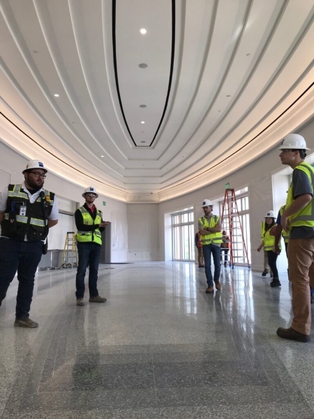 North Lobby at the Dickies Arena in Fort Worth, TX.