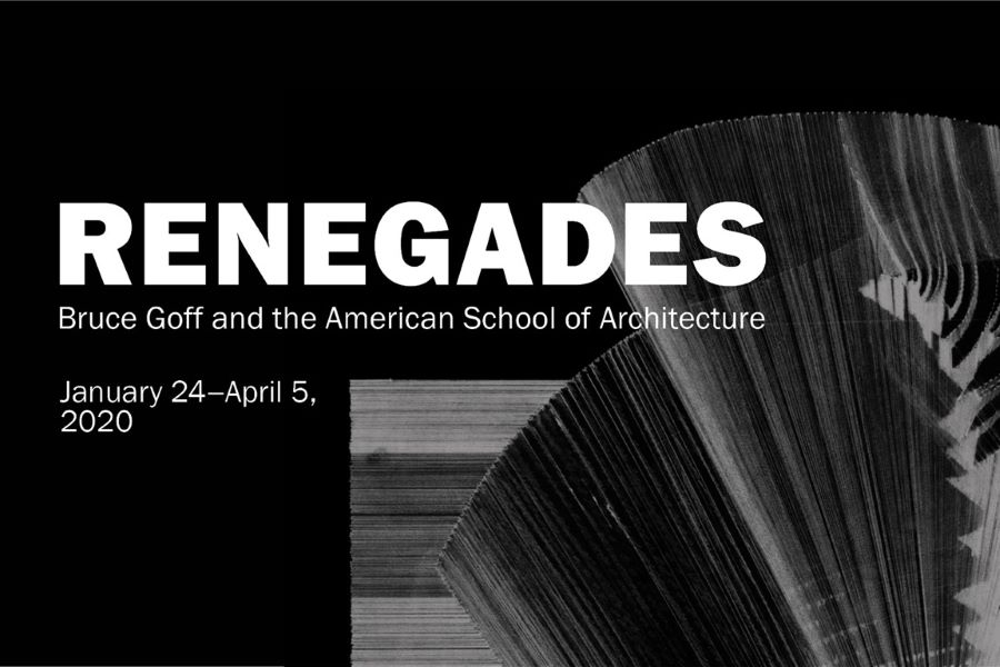 Renegades exhibition flyer containing event details.
