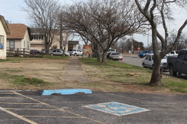 Chickasha handicap parking.
