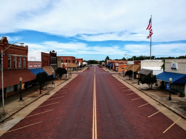 Waurika Main Street.