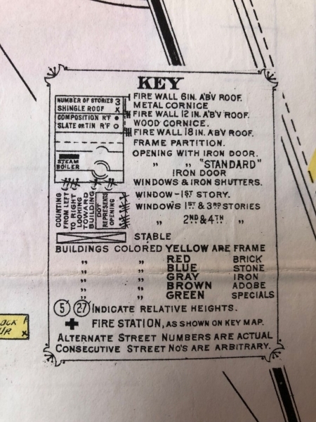 Waurika map key.