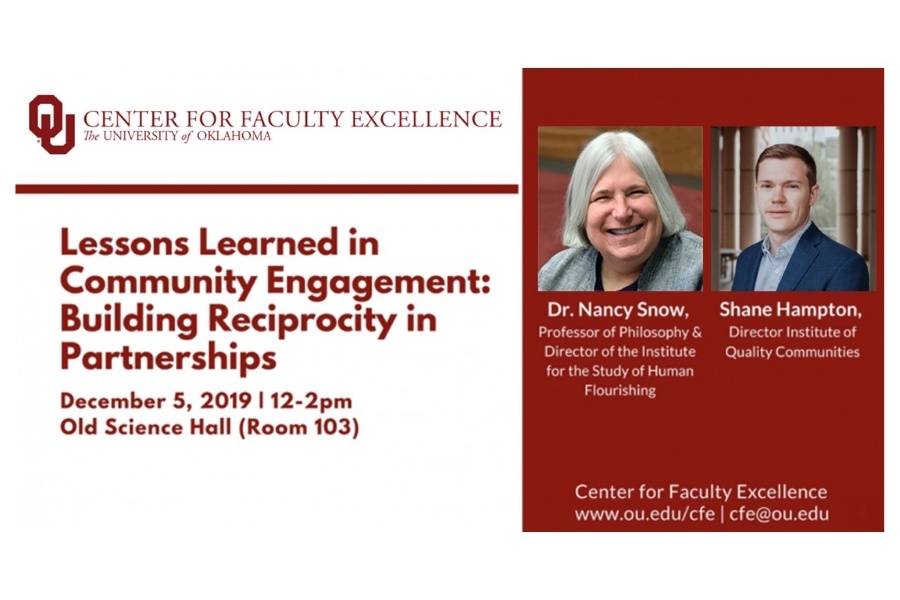 The flyer containing details for the event.