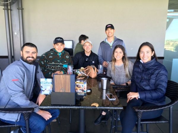 Students at Top Golf.