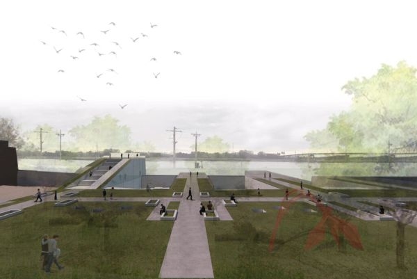 A rendering of the team's park design.