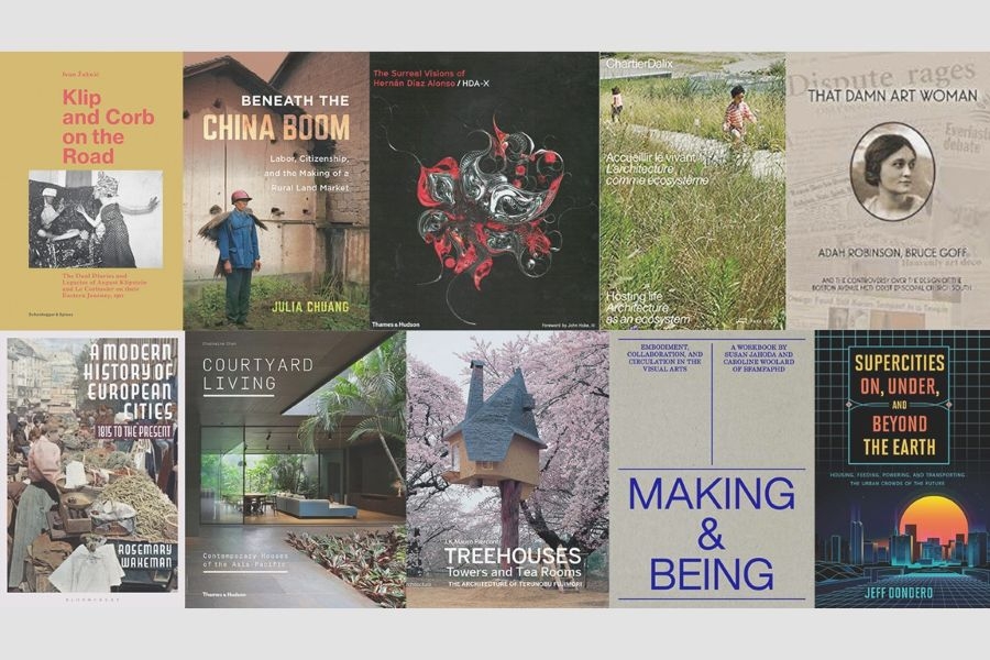 A collection of book covers.