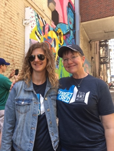 Tulsa Art Alley guests.