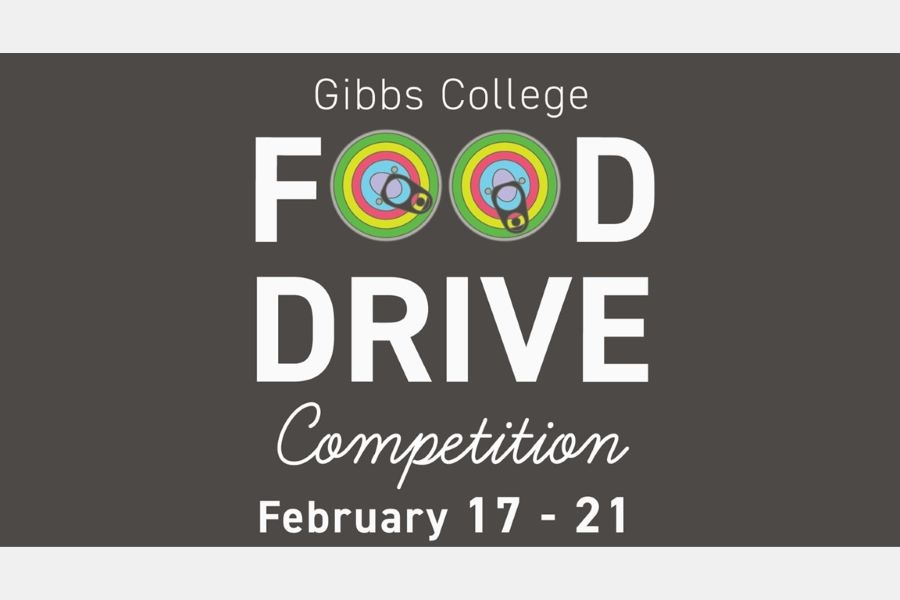 Gibbs College Food Drive Competition February 17-21.