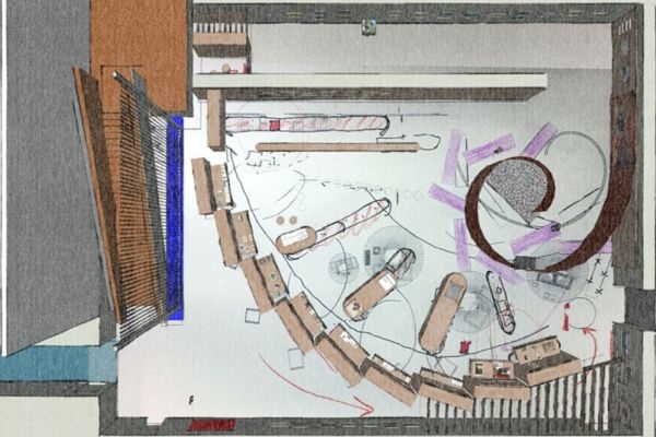 Drawing and model elements of a table