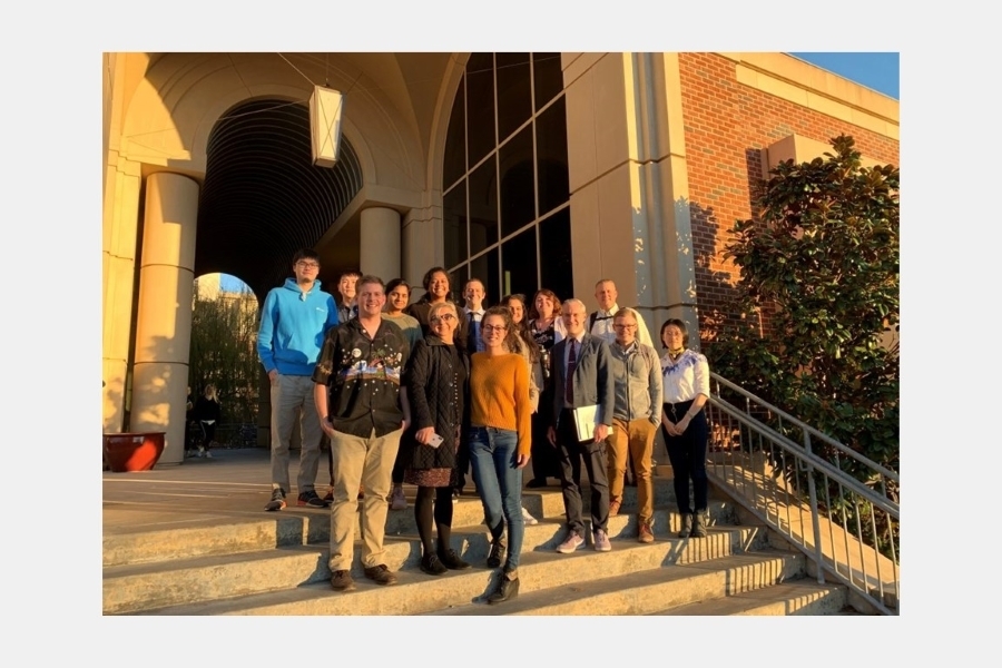 Second year landscape architecture students.