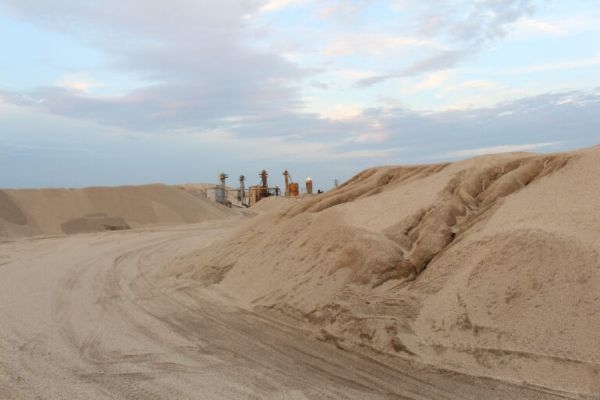 Chat piles in Picher, Oklahoma.