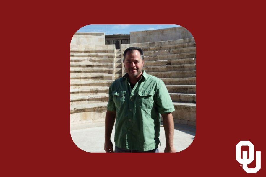 Sam Callahan and the O U logo.