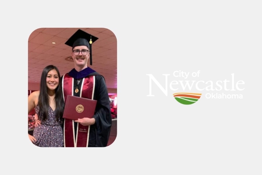 Kevin Hegerberg and the City of Newcastle logo. 