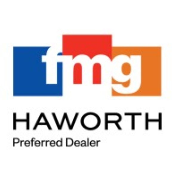 Logo for F M G Haworth preferred dealer.