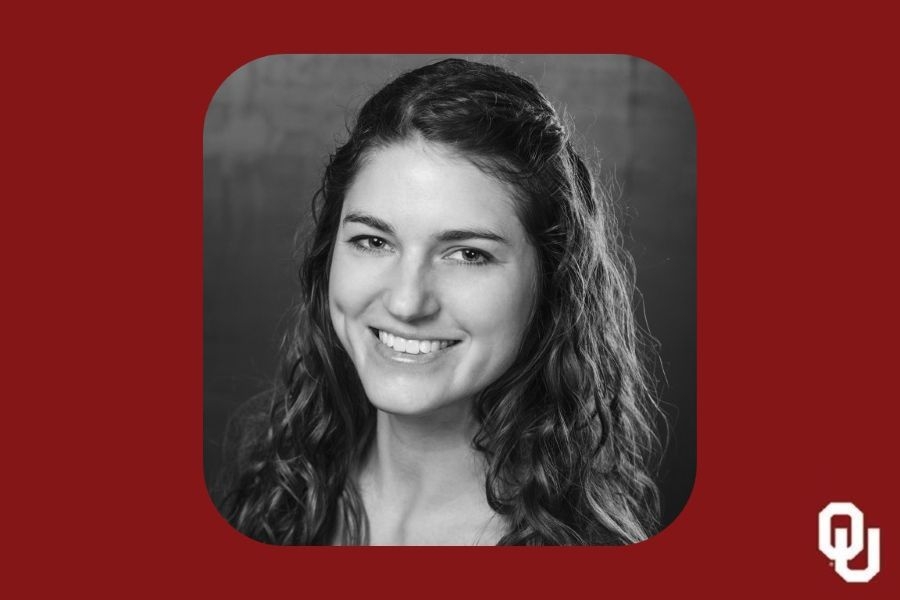 Erica Williams and the O U logo.