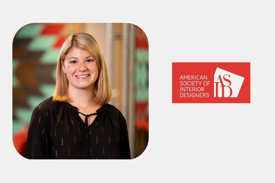 Mackenzie Matray and the American Society of Interior Designers logo.