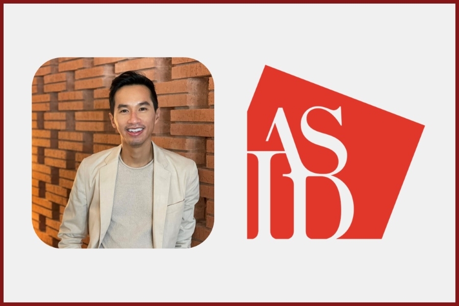 Khoi Hoang with the American Society of Interior Designers logo. 