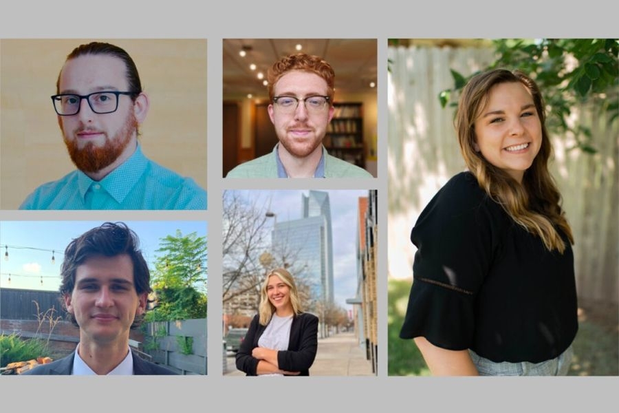  Rodney Gottschalk, Ethan Mazzio, Dakota Desai, Devon Westbrook, and Rebecca LaVictorie.