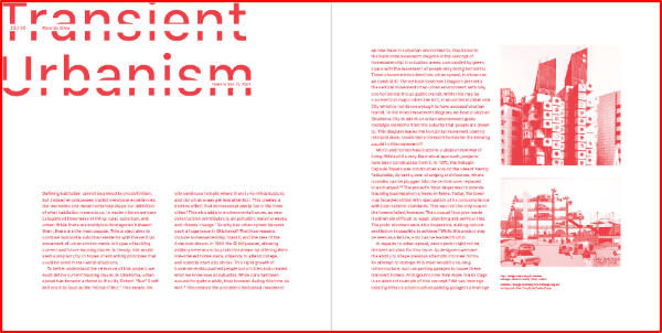 An article titled Transient Urbanism.